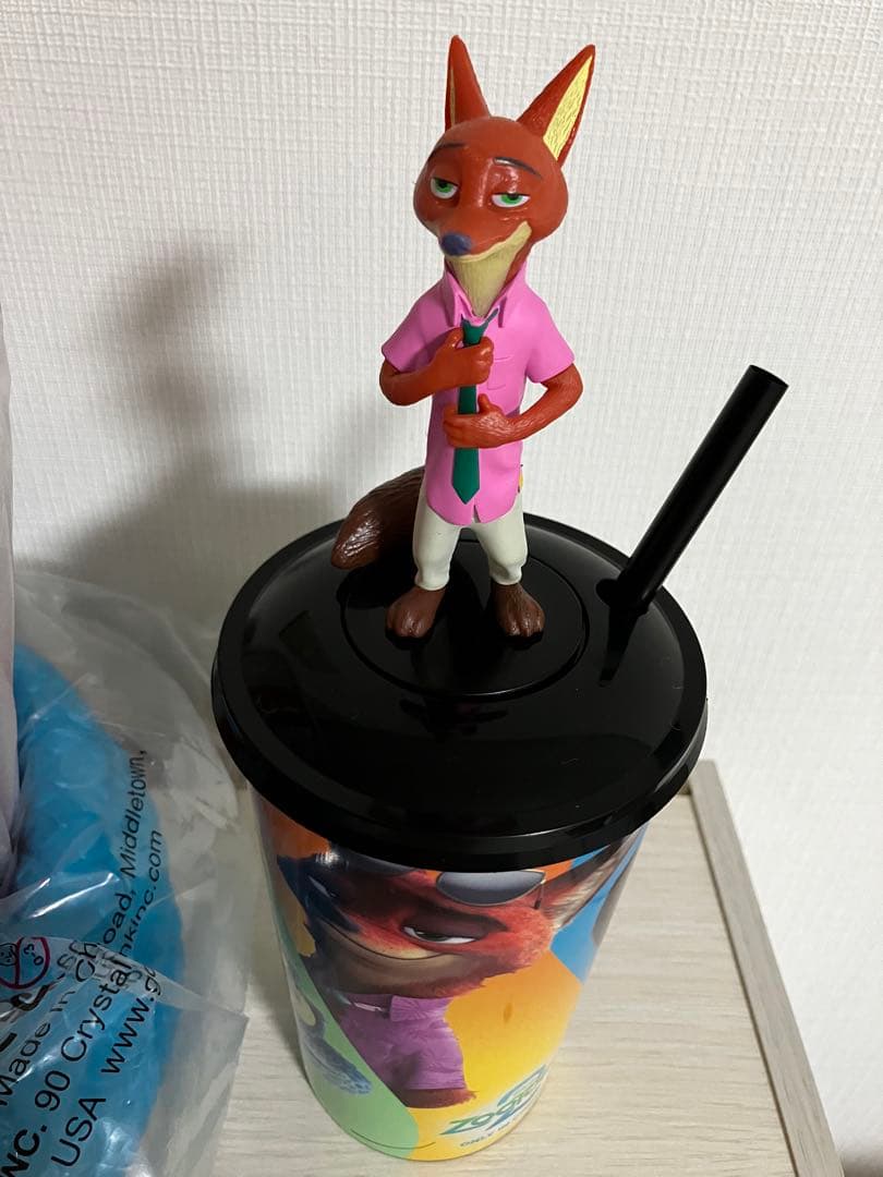 ズートピア ポップコーンカップ ドリンクホルダー セット ニック