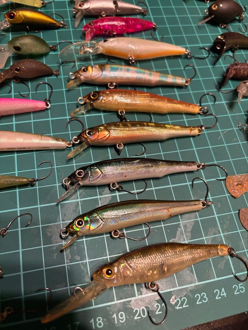エリアトラウト引退セット　ミノー・プラグルアー50個以上
