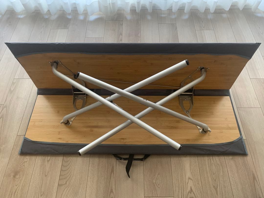 スノーピーク　ワンアクションテーブルロング竹