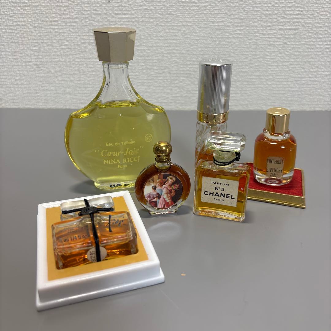 香水 6点セット ニナリッチ ジバンシイ シャネル ディオールなど