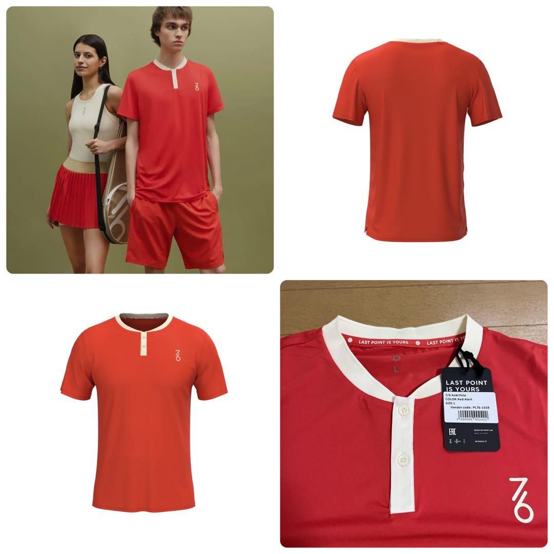 日本初上陸　76 セブンシックス　ゲームシャツ　テニスウェア　サイズL（XL）