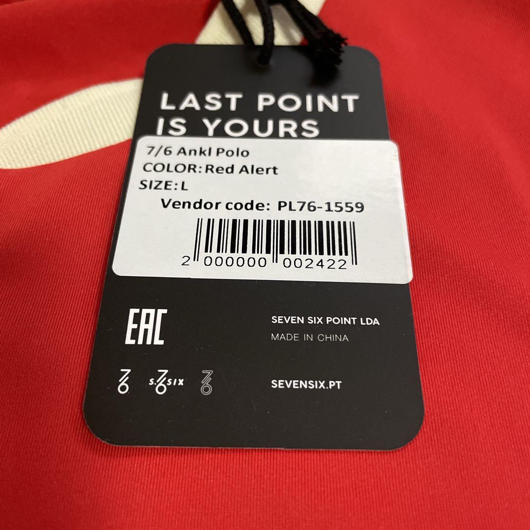 日本初上陸　76 セブンシックス　ゲームシャツ　テニスウェア　サイズL（XL）