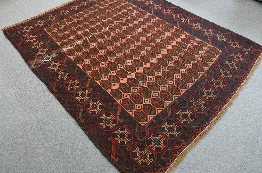 ペルシャ 手織りキリム 181×150 ヴィンテージラグ