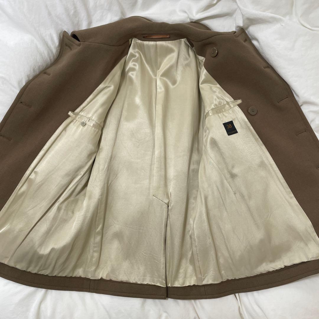 SCYE BASICS】カシミア混 メルトンウールPコート 38 - メルカリ