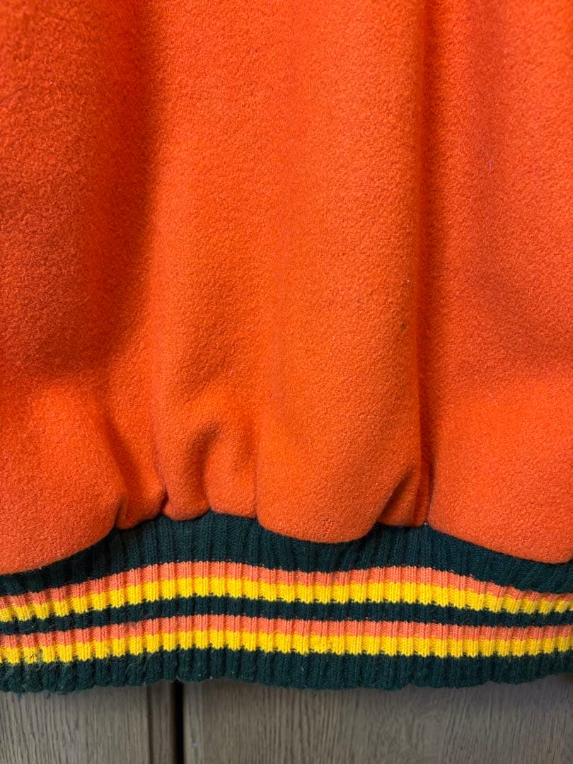 hewitt スタジャン キルティング ウール レザー USA製 90's