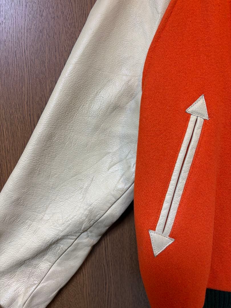 hewitt スタジャン キルティング ウール レザー USA製 90's