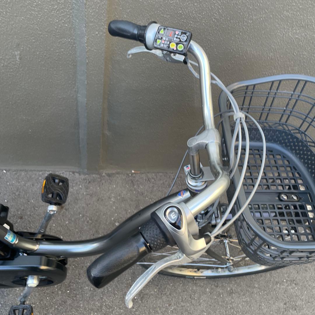 ブリヂストン電動アシスト自転車26インチ 12.3Ah グレー