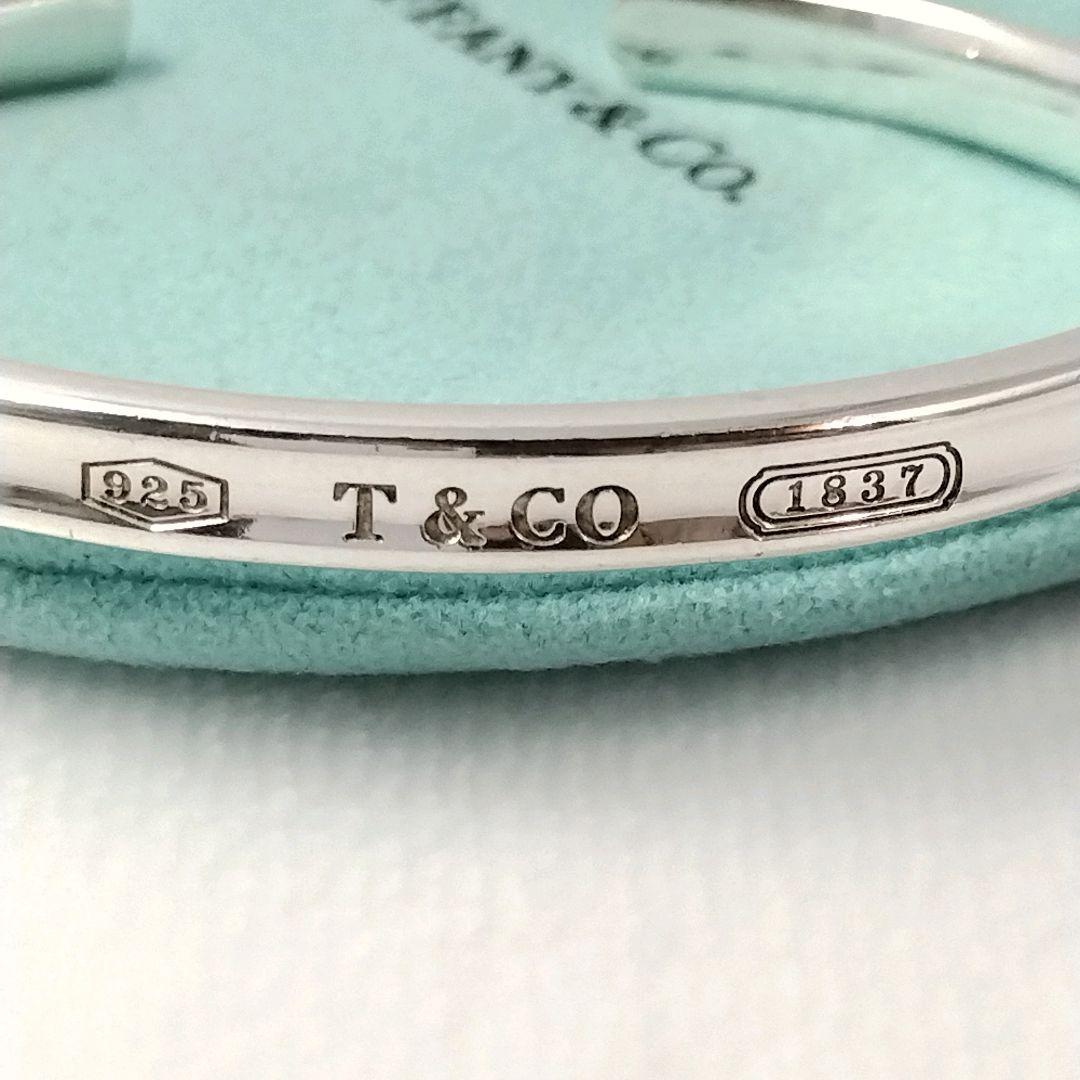 Tiffany＆Co. シルバー ナロー 1837 カフバングル 内周16cm