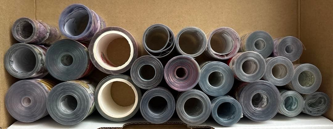 海外マステ　花　巻売り　まとめて　C