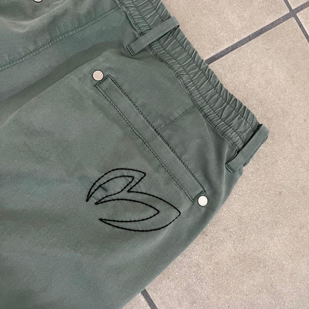 パーリーゲイツ　セットアップ　上下　メンズ　ポロシャツ　ショートパンツ　迷彩　L