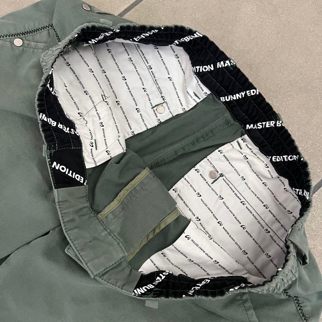 パーリーゲイツ　セットアップ　上下　メンズ　ポロシャツ　ショートパンツ　迷彩　L