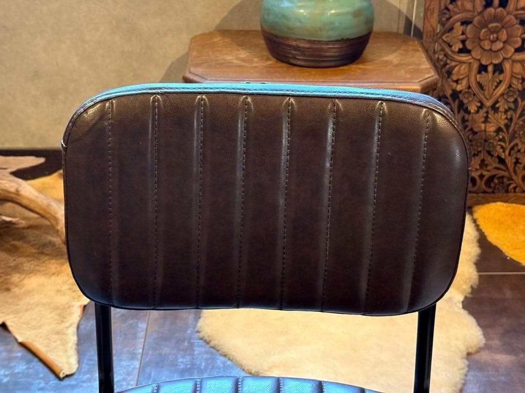 希少 マルニ maruni ヴィンテージチェア 2脚セット 合皮レザー IZ