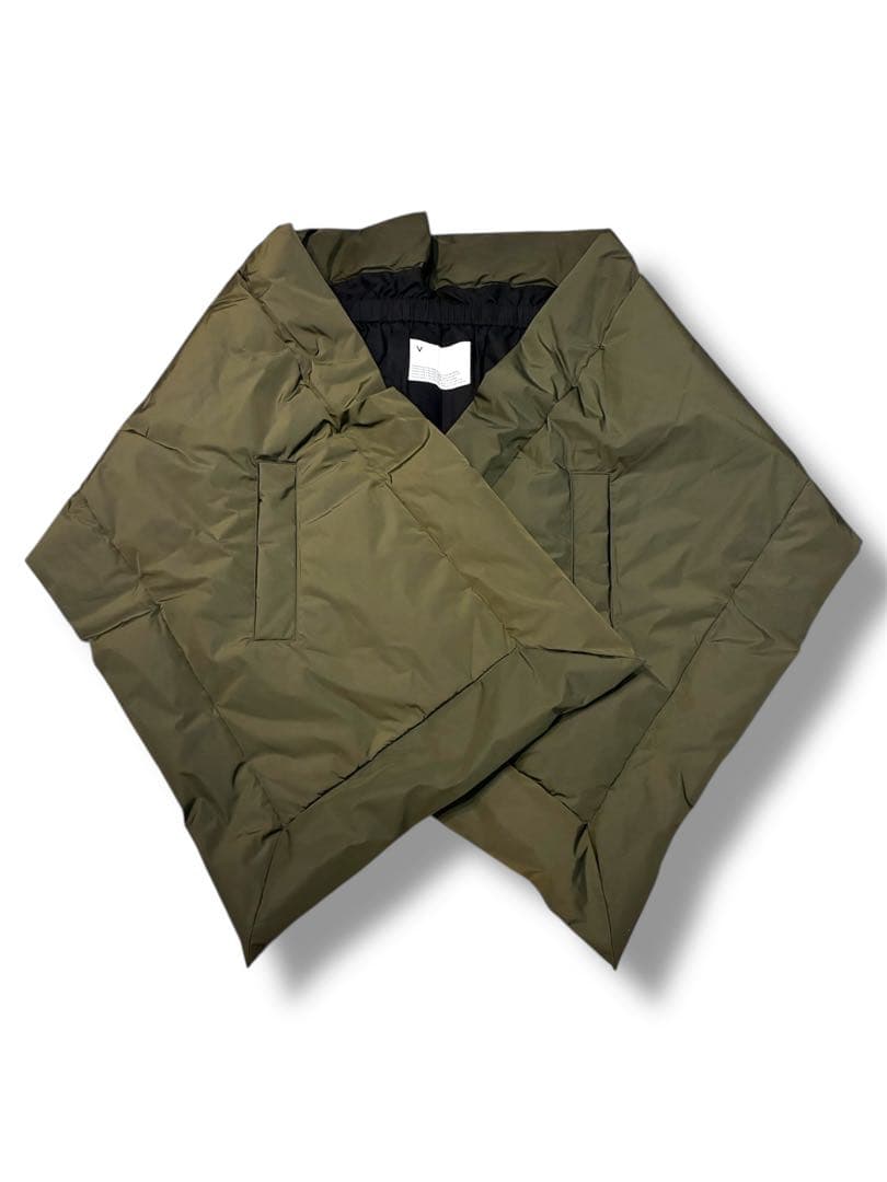 21AW VOAAOV ナイロンビッグダウンストール】