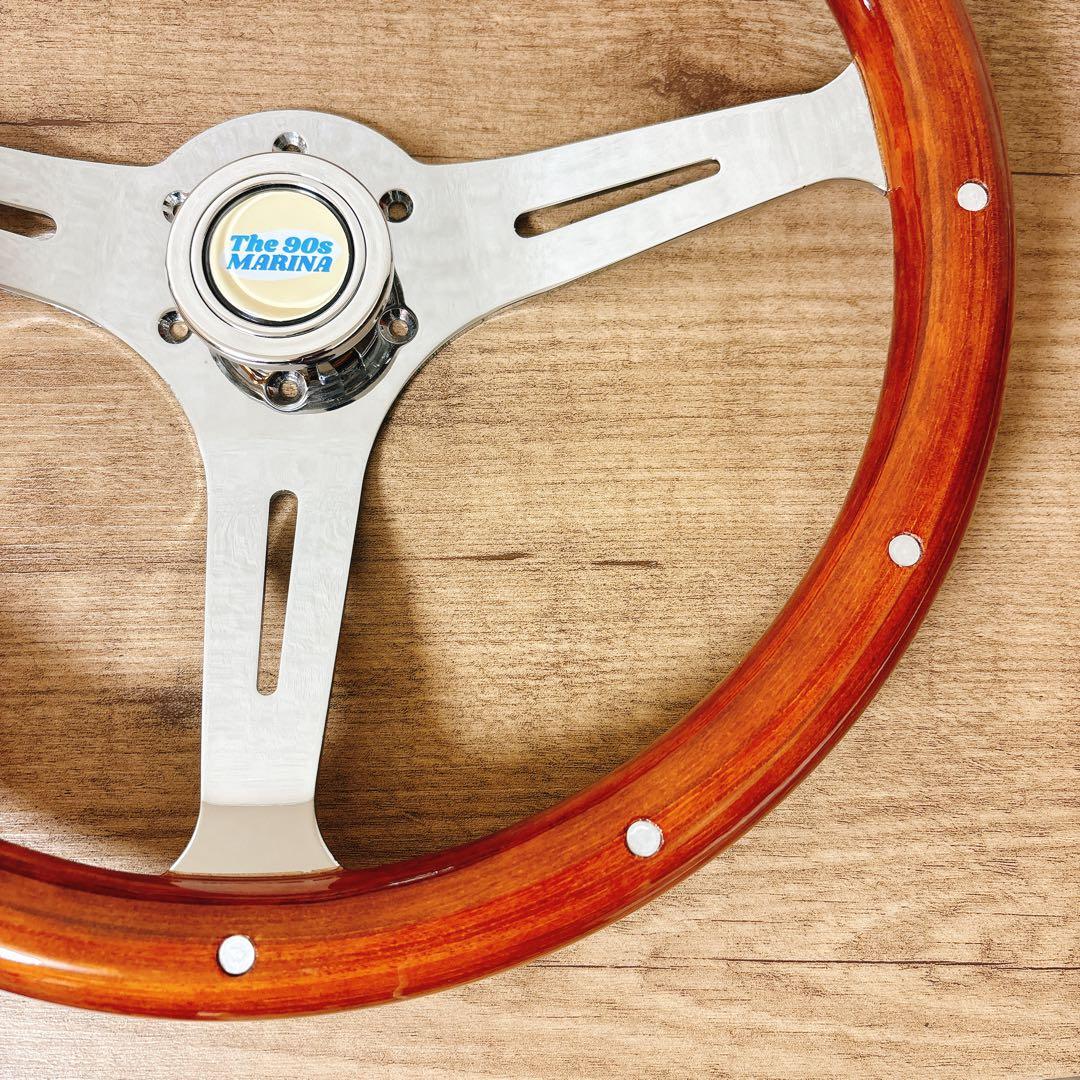 ウッドハンドル　ウッドステアリング　38cm ハンドル　ステアリング　お洒落