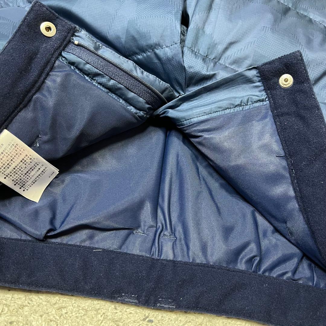 キャロウェイ 総柄 ダウン パンツ 冬用 ネイビー メンズ サイズS