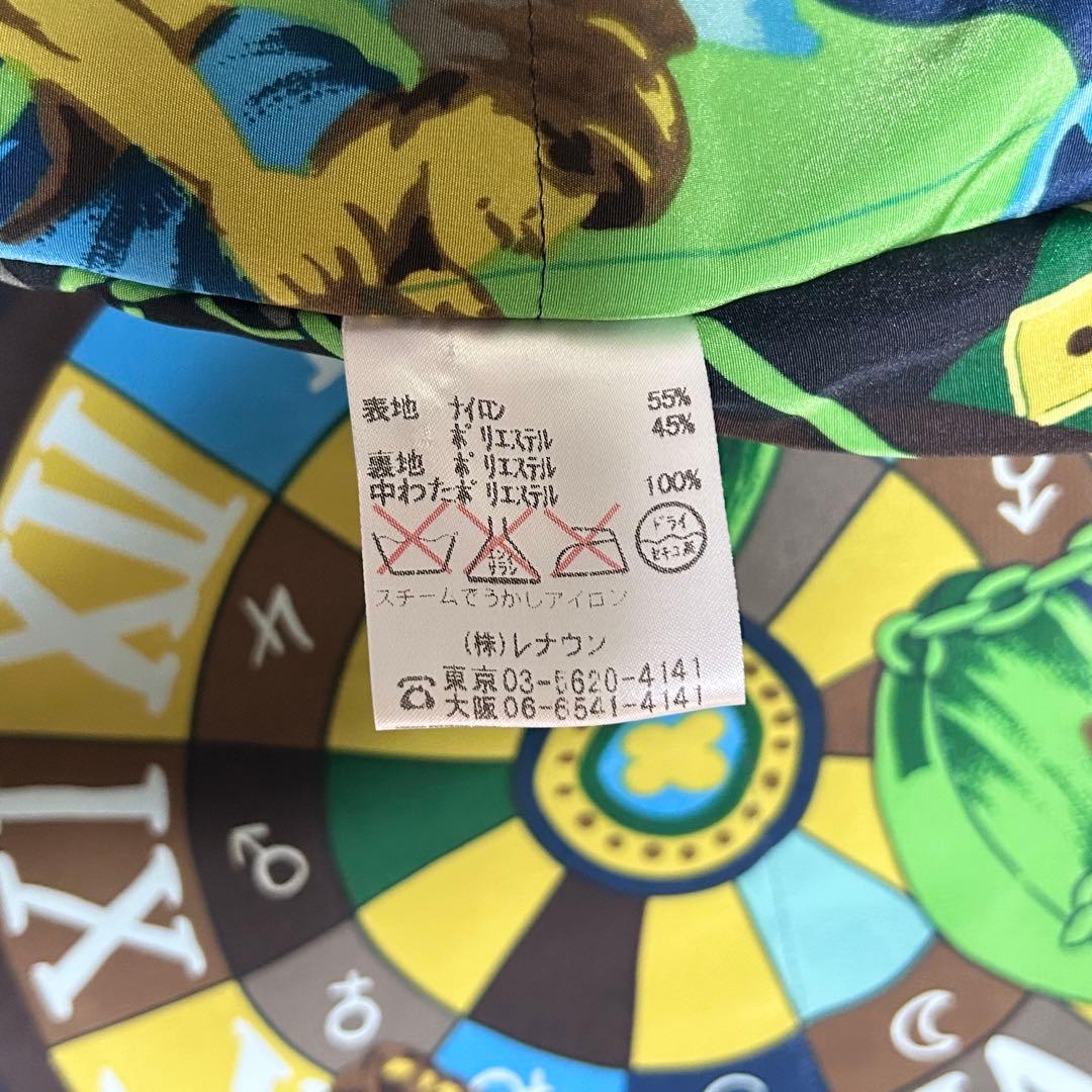極美品✨TOKUKO 1er VOL コート 星座柄 ビッグカラー 中綿 玉虫色
