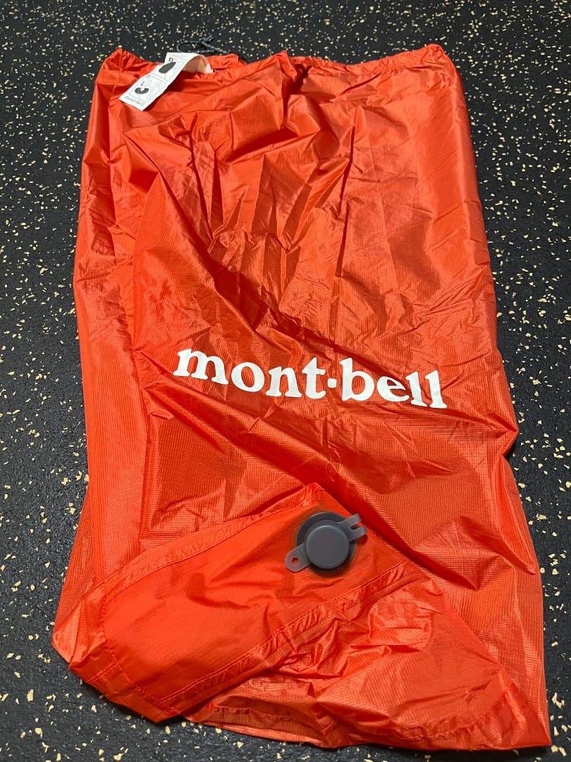 【美品だけど補修有】モンベル ワイド 180cm エアパット　ポンプバック付き