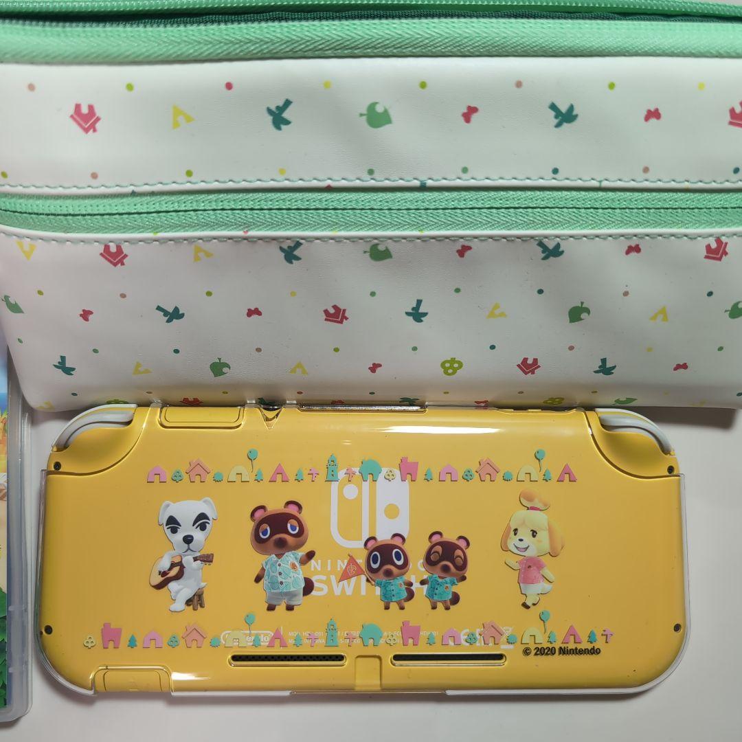 ①任天堂スイッチライト　イエロー、どうぶつの森