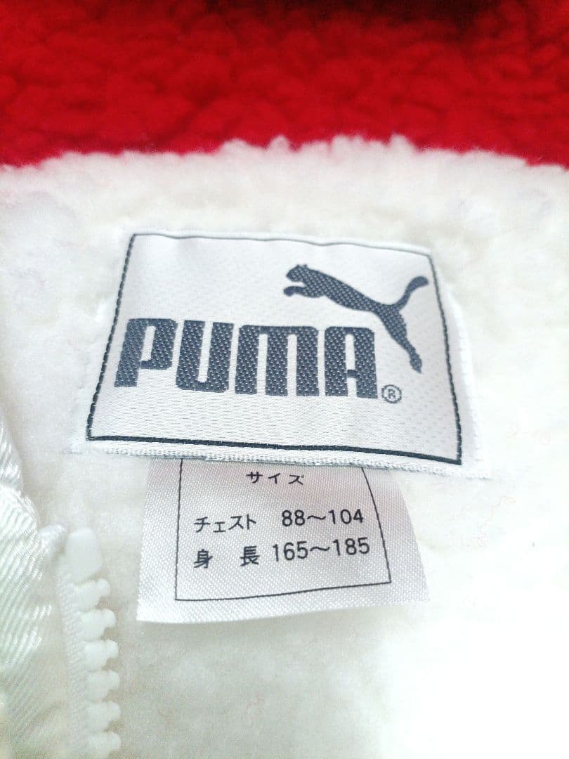 PUMA プーマ フード付き ロングベンチコート ホワイト フリーサイズ