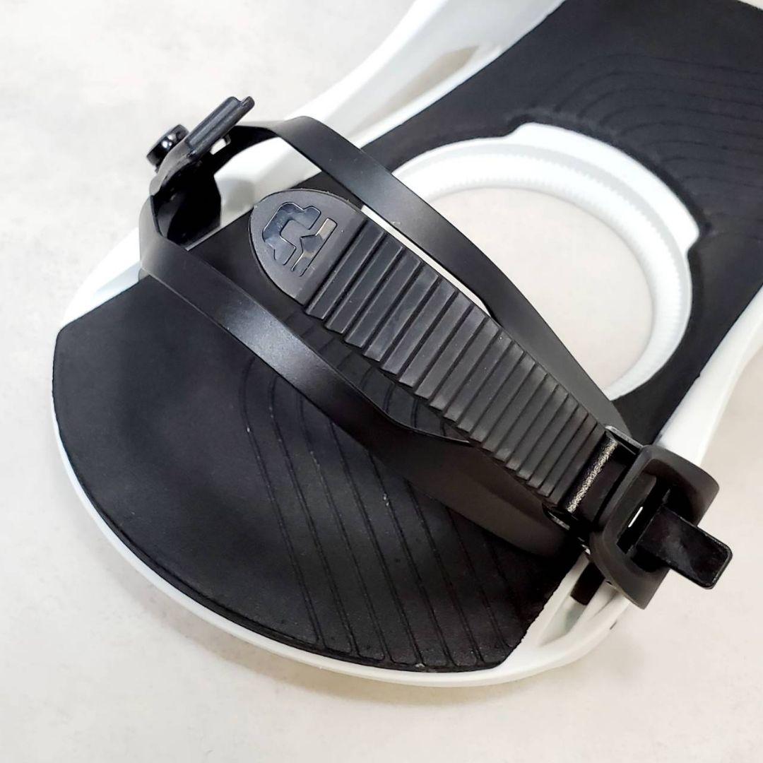 極美品 UNION フライトプロ ホワイト Mサイズ スノーボード ビンディング