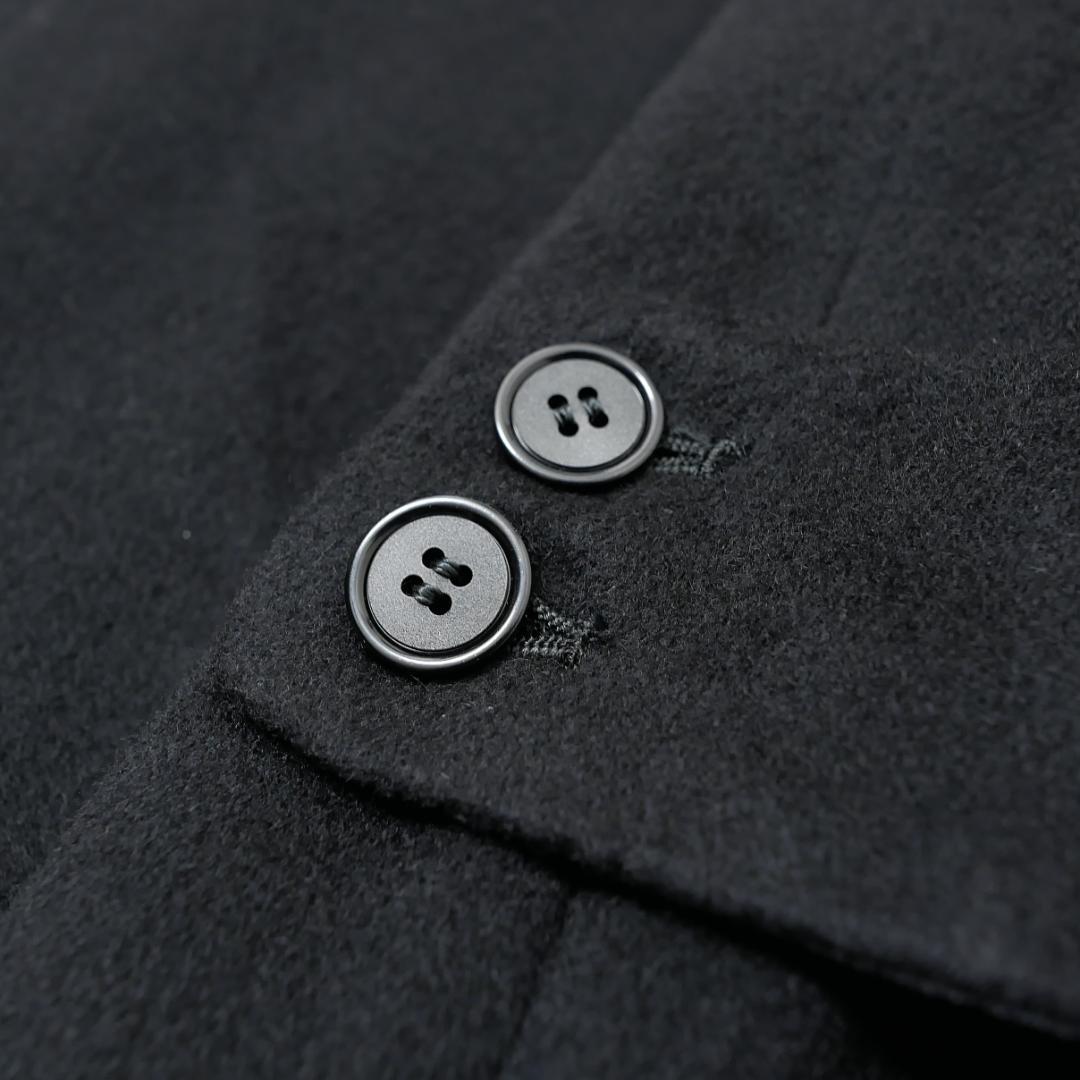 美品【カシミヤ100%】ロングコート 大きいサイズ 比翼 チェザーレガッティ52