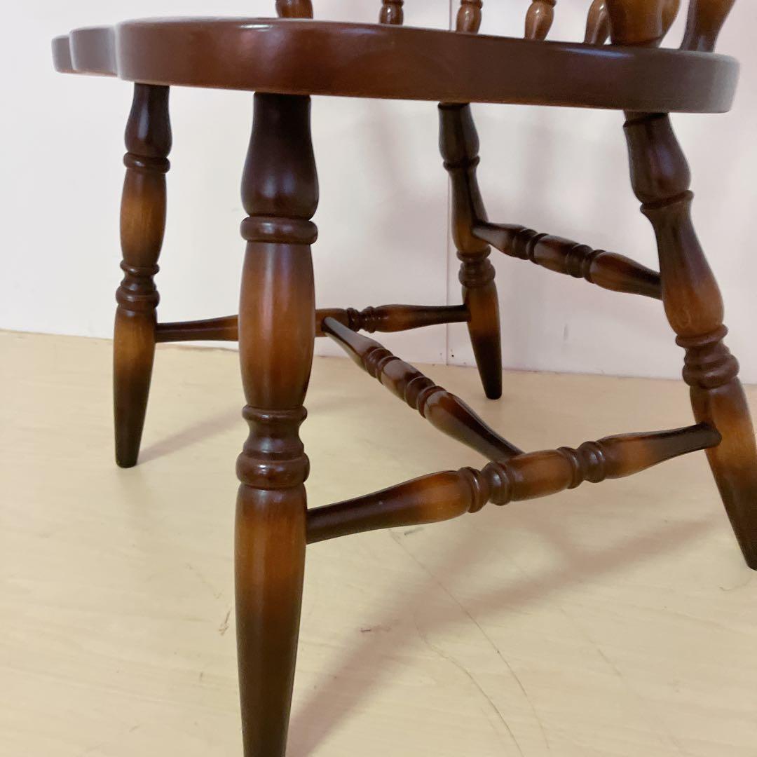 飛騨産業　キツツキマーク　木製　キャプテンチェア　ウィンザーチェア　①