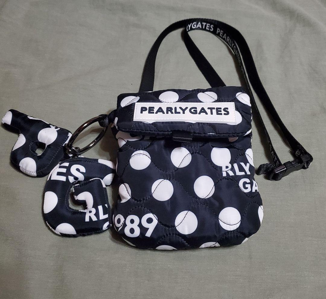 最終値下 美品 パーリーゲイツ ドット柄バッグ 1989