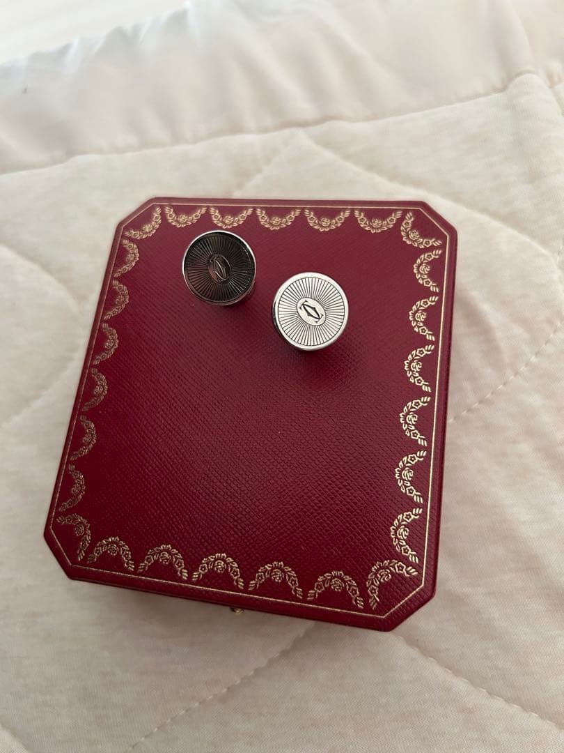 ドゥーブルC ドゥ カルティエ カフリンクス　シルバー