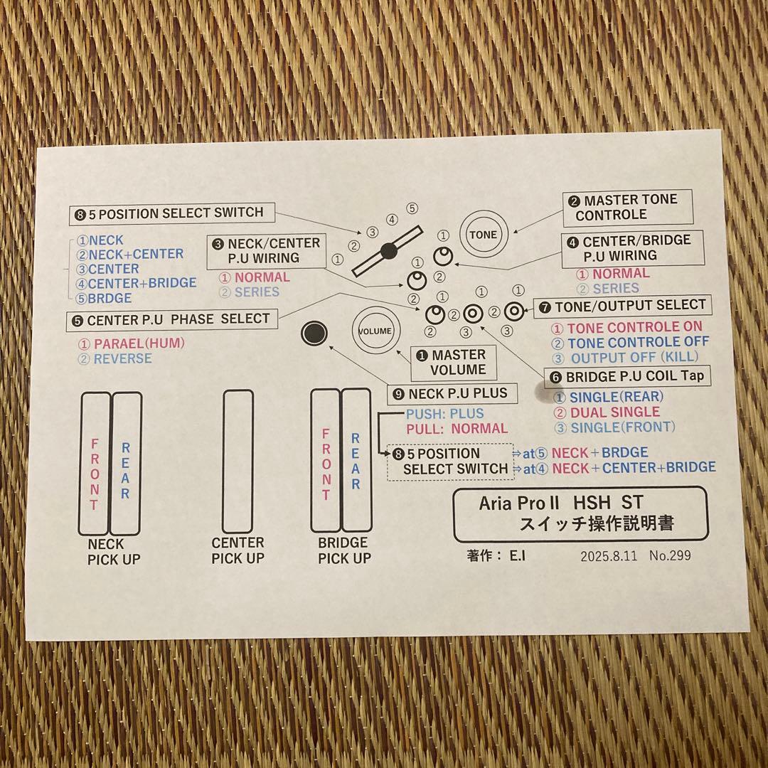 ☆他に類を見ない貴方だけの一本 AriaProⅡ MAGNA HSH ST - メルカリ