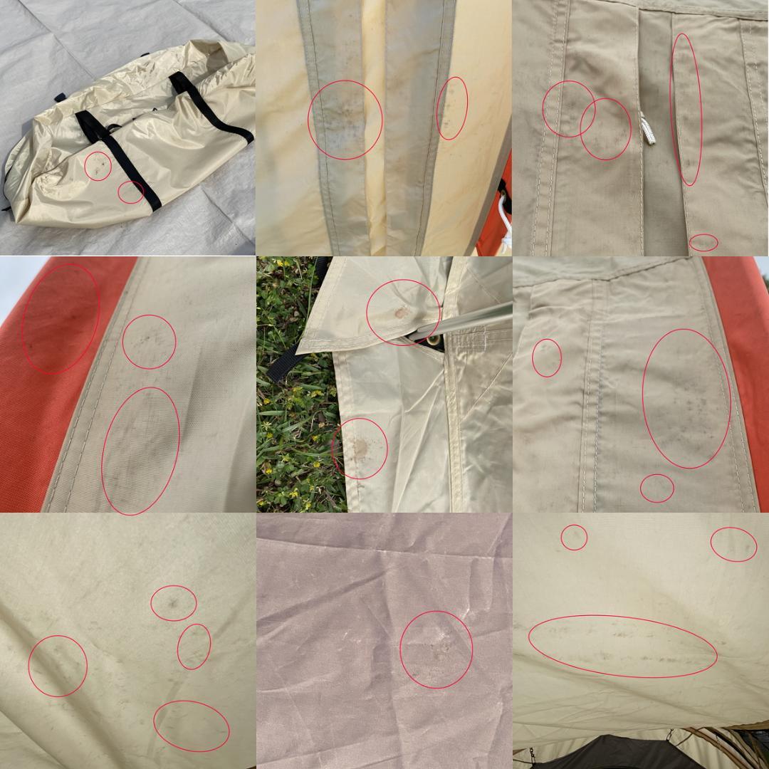 DOD カマボコテントミニ 型番 T3-488 オプションポール3本セット