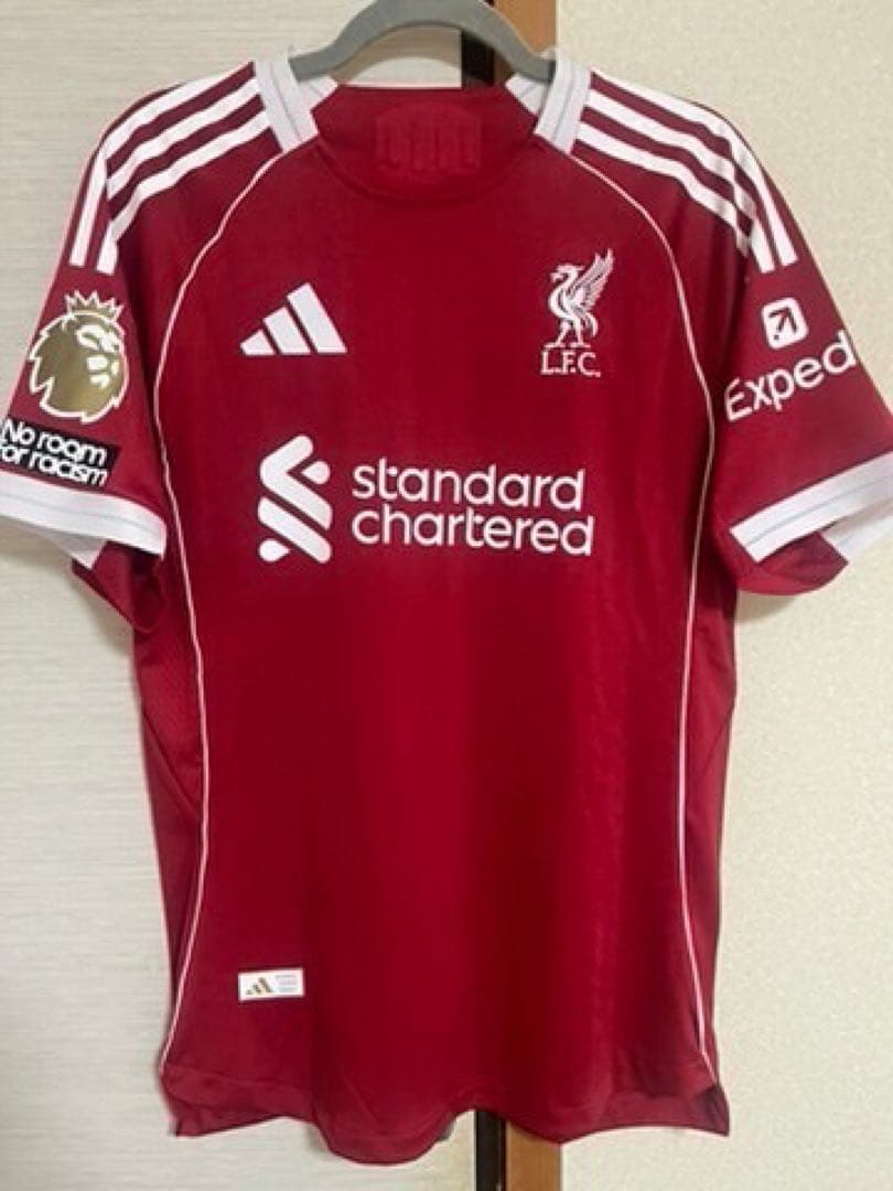 【新品未使用】ソボスライ　リバプール　25/26　選手仕様　PL仕様ユニフォーム