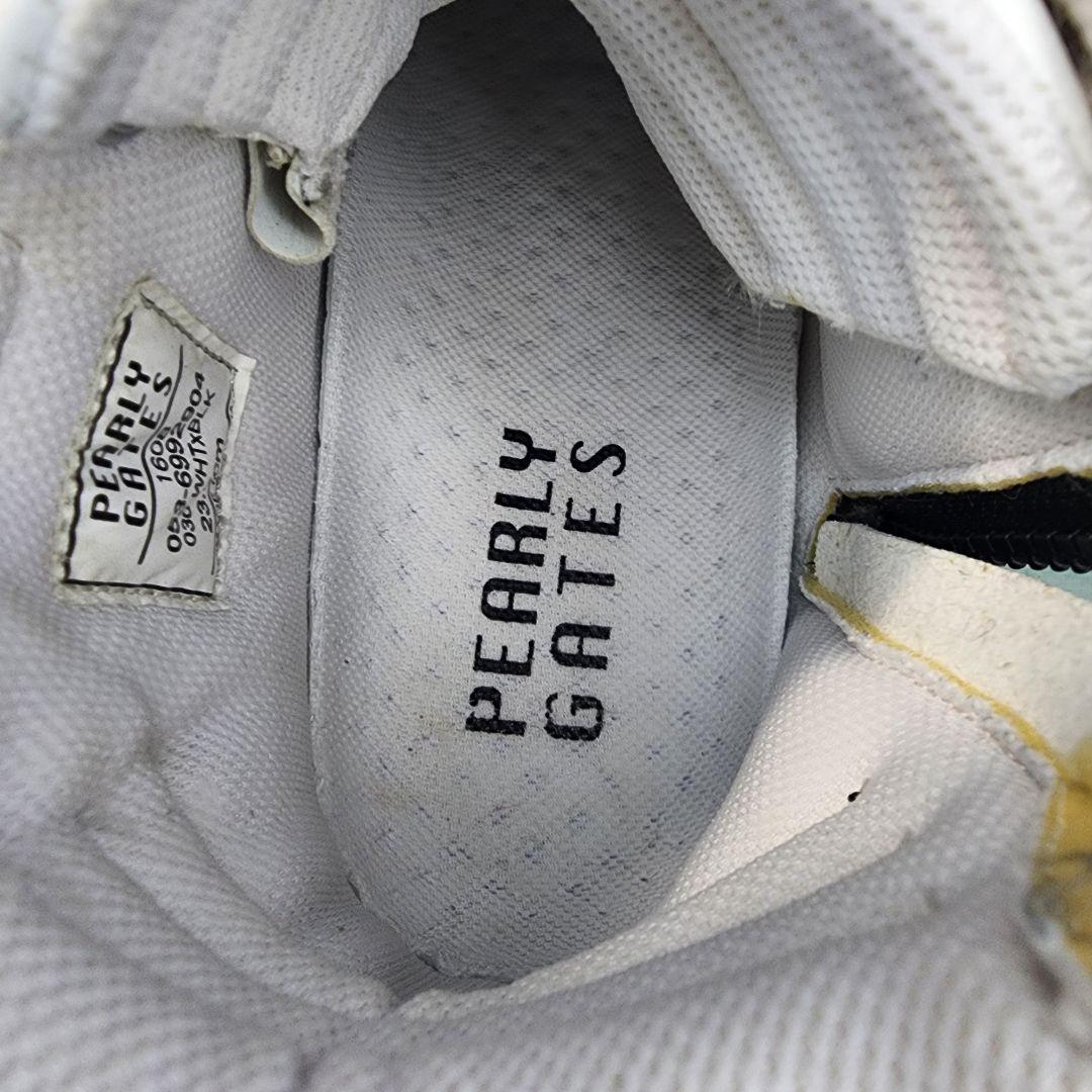 【美品】パーリーゲイツ ゴルフシューズ レディース ハイカット 23.5cm
