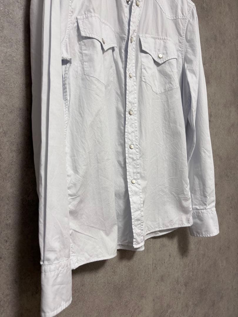 かつぼう様購入用【Brunello Cucinelli】ウエスタンドレスシャツ