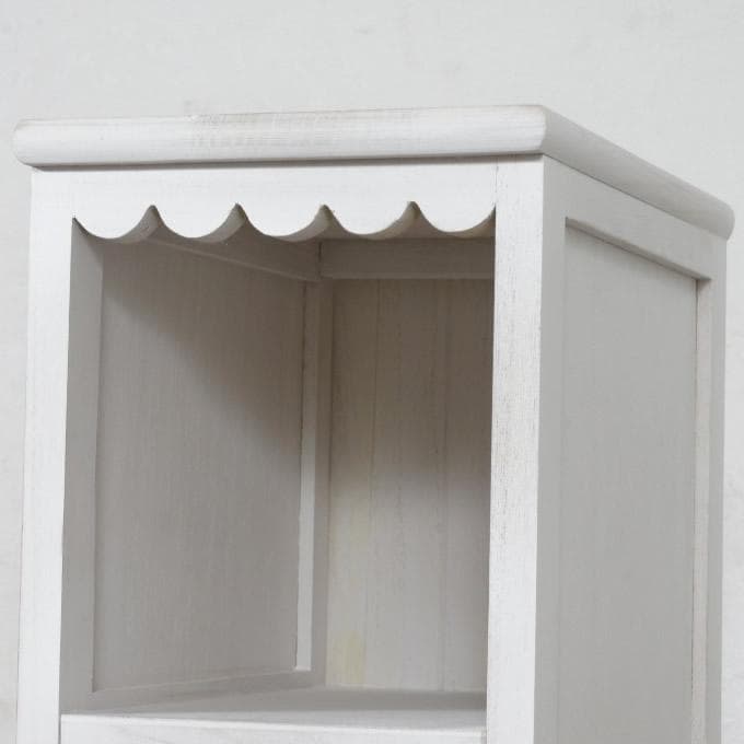 【新品】スリム収納ラック　隙間収納　アンティーク調　シャビー　アウトレット