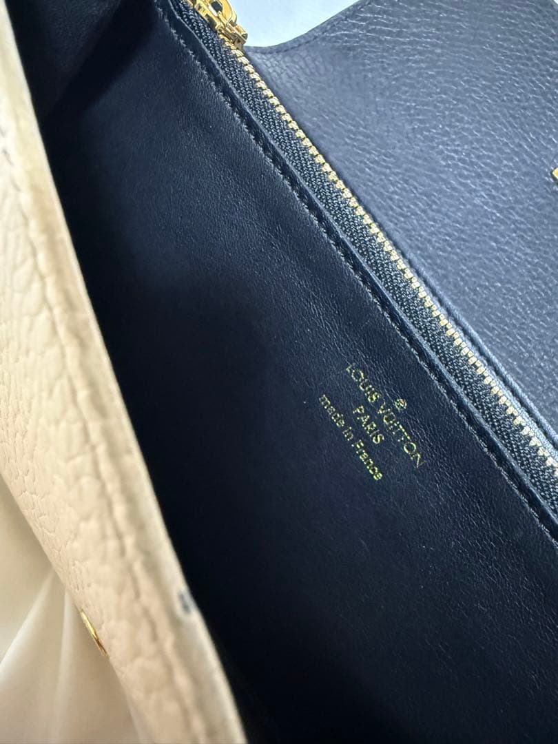 ルイヴィトン ポルトフォイユ・カプシーヌ バイカラー