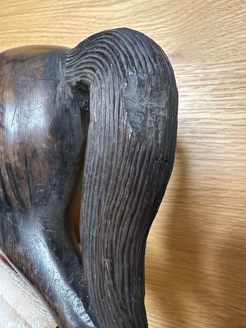 縁起物 木製　跳ね馬　馬 オブジェ 置物 アンティーク インテリア