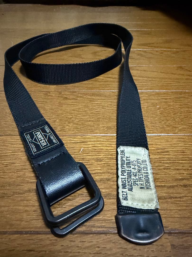 Nハリウッド × ポーター ベルト ブラック ダブルリング - メルカリ
