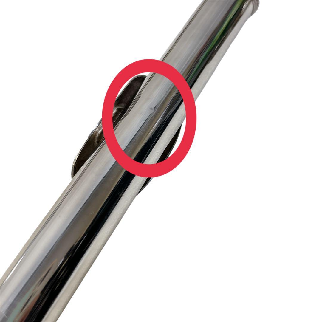 廃盤品！銀製　ヤマハ フルート YFL43 Eメカ付き 日本製　ハードケース付き