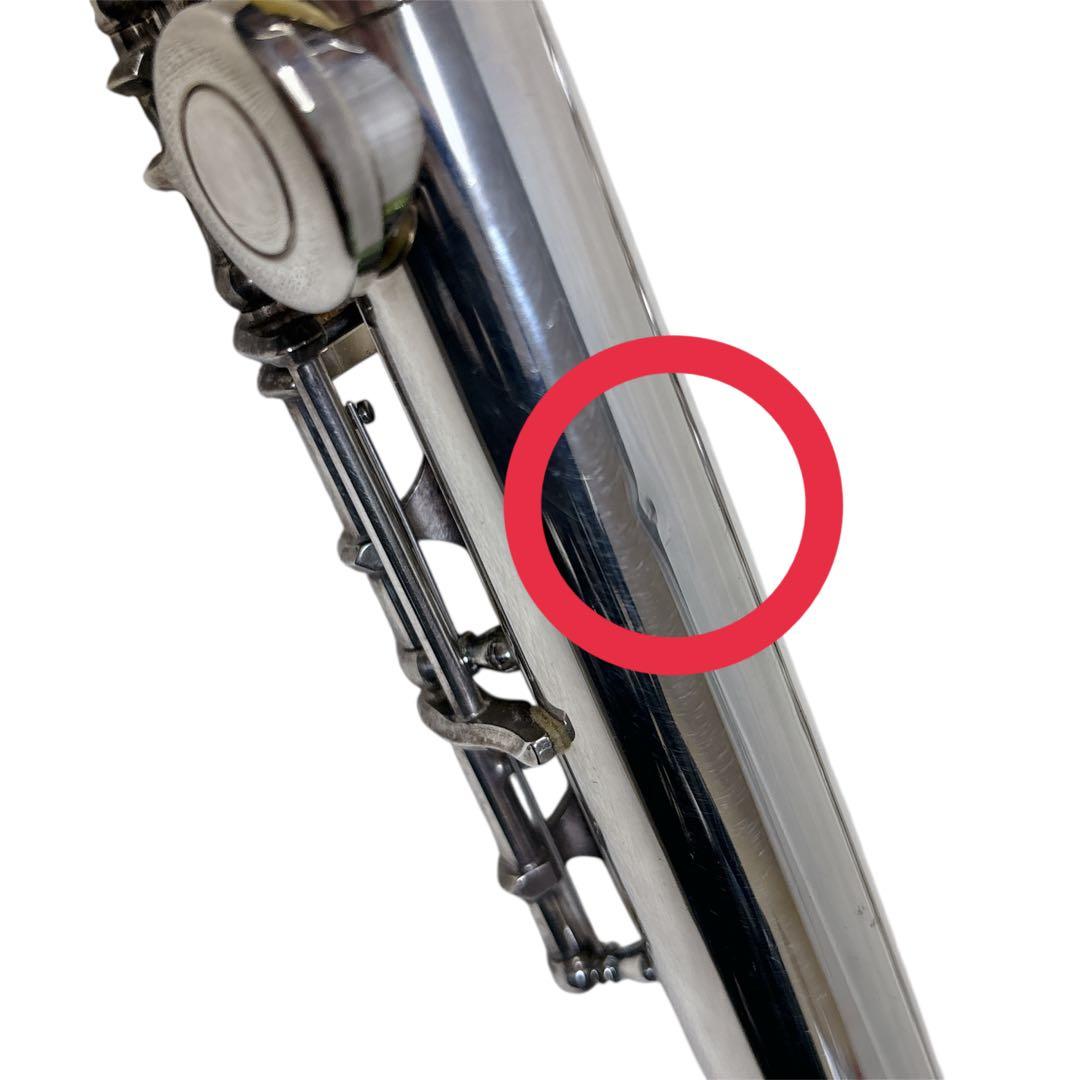 廃盤品！銀製　ヤマハ フルート YFL43 Eメカ付き 日本製　ハードケース付き