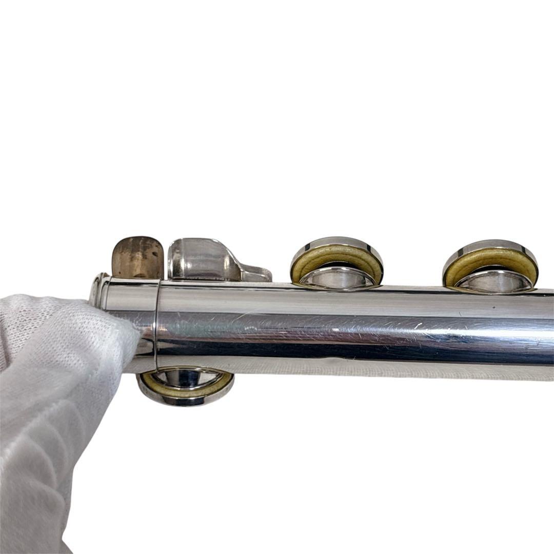 廃盤品！銀製　ヤマハ フルート YFL43 Eメカ付き 日本製　ハードケース付き