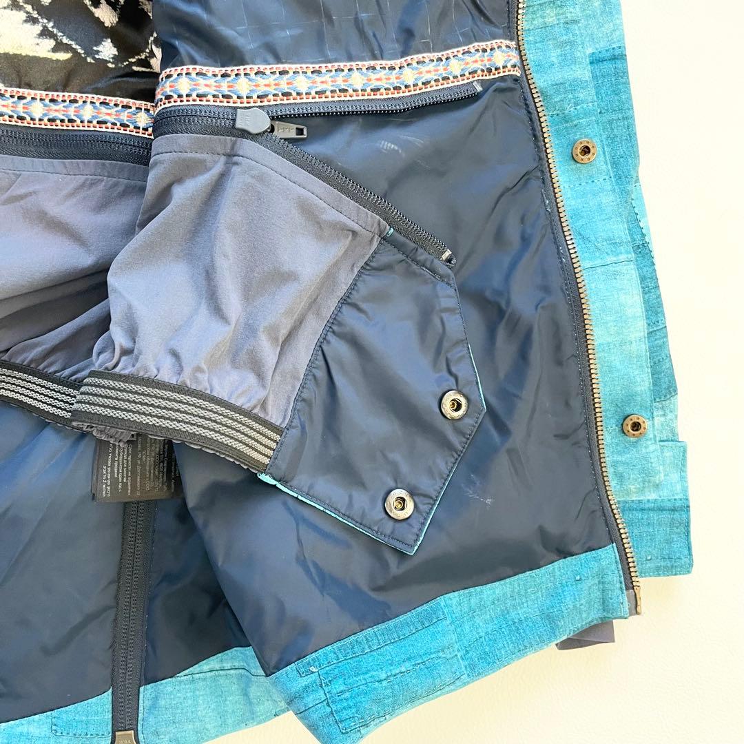 4436【美品】バートン スノボウェア ジャケット ゴアテックス パッチワーク