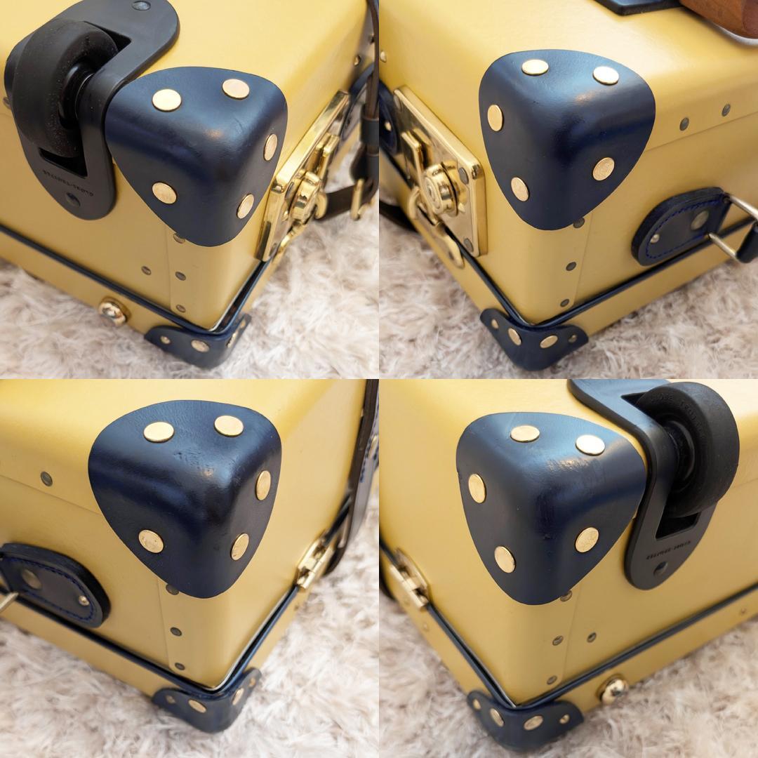 超レア★ほぼ新品★保証付★グローブトロッター限定品／２輪トロリースーツケース中古