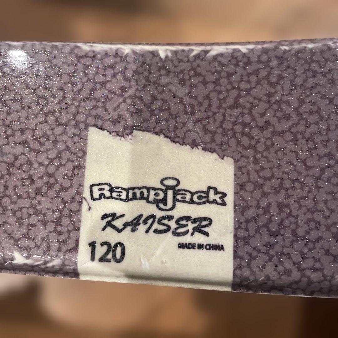 スキー板 ツインチップ　120cm ストック付き