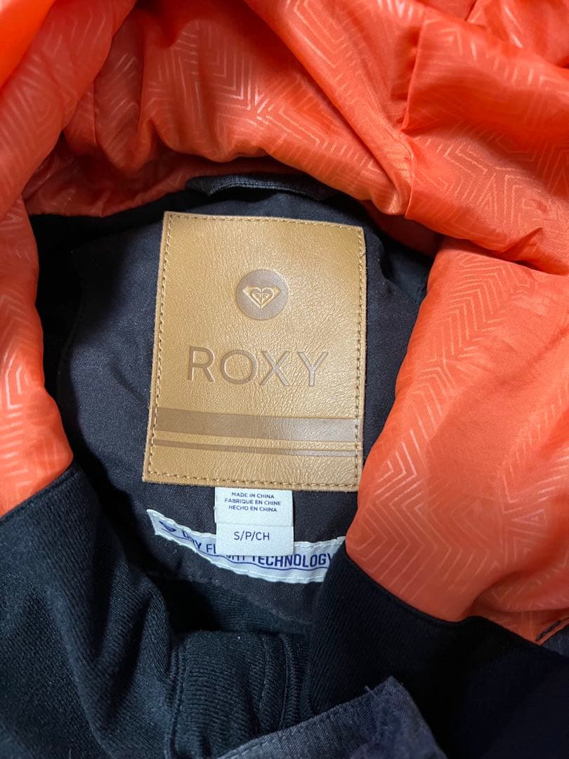 ROXY スノーボードウェア 女性用　上下セット　ピンク　チェック　グレー