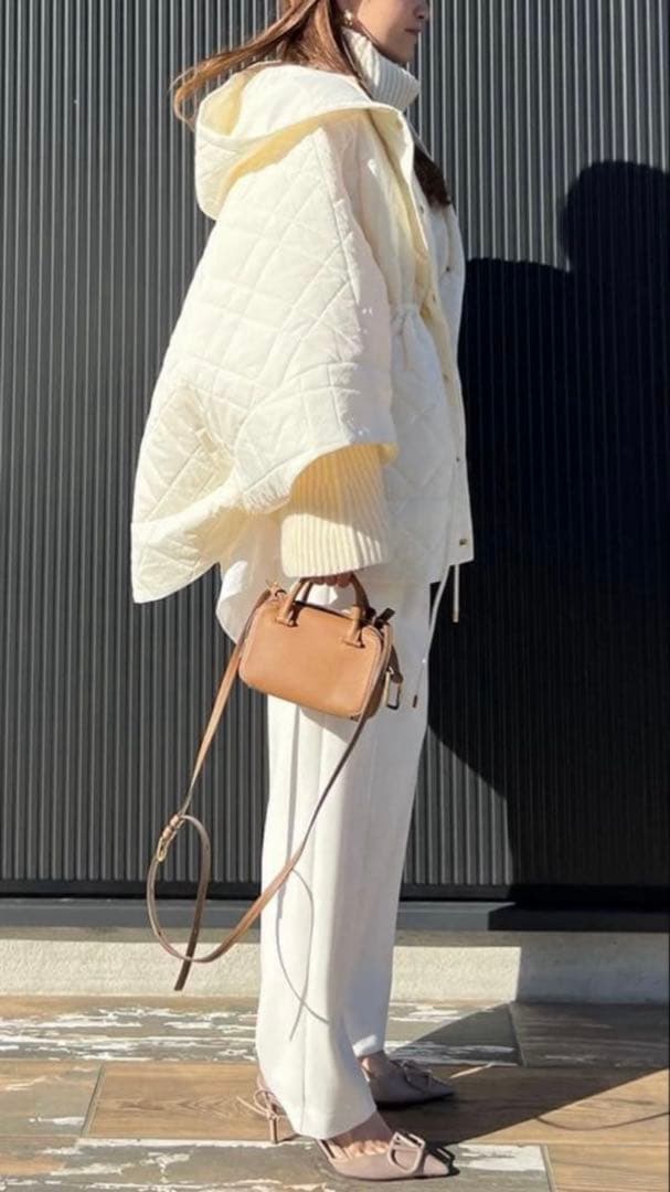 maison de Dolce. メゾンドドルチェ　キルティングポンチョ