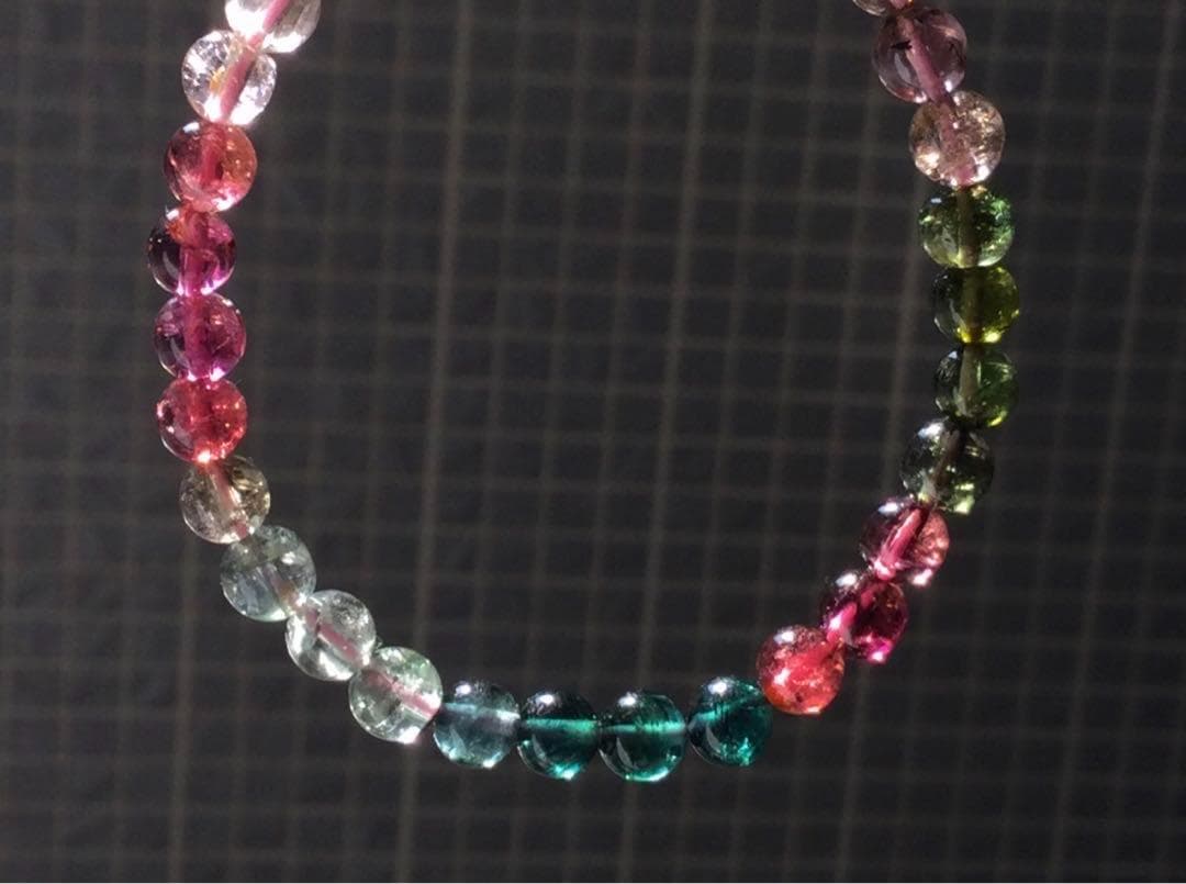 【プレミアム品質】◆希少カラー 高透明&高発色 トルマリン 6mm「賢者の色」