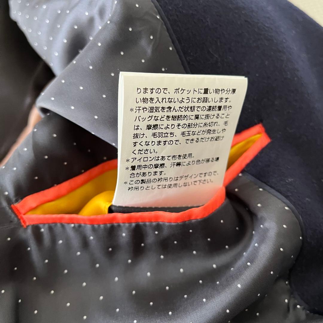 美品 Paul Smith チェスターコート 現行 ネイビー L ウール 高級感