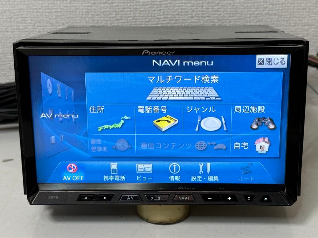 Pioneer パイオニア　マツダ純正　C9P9 V6 65カーナビ 2012年