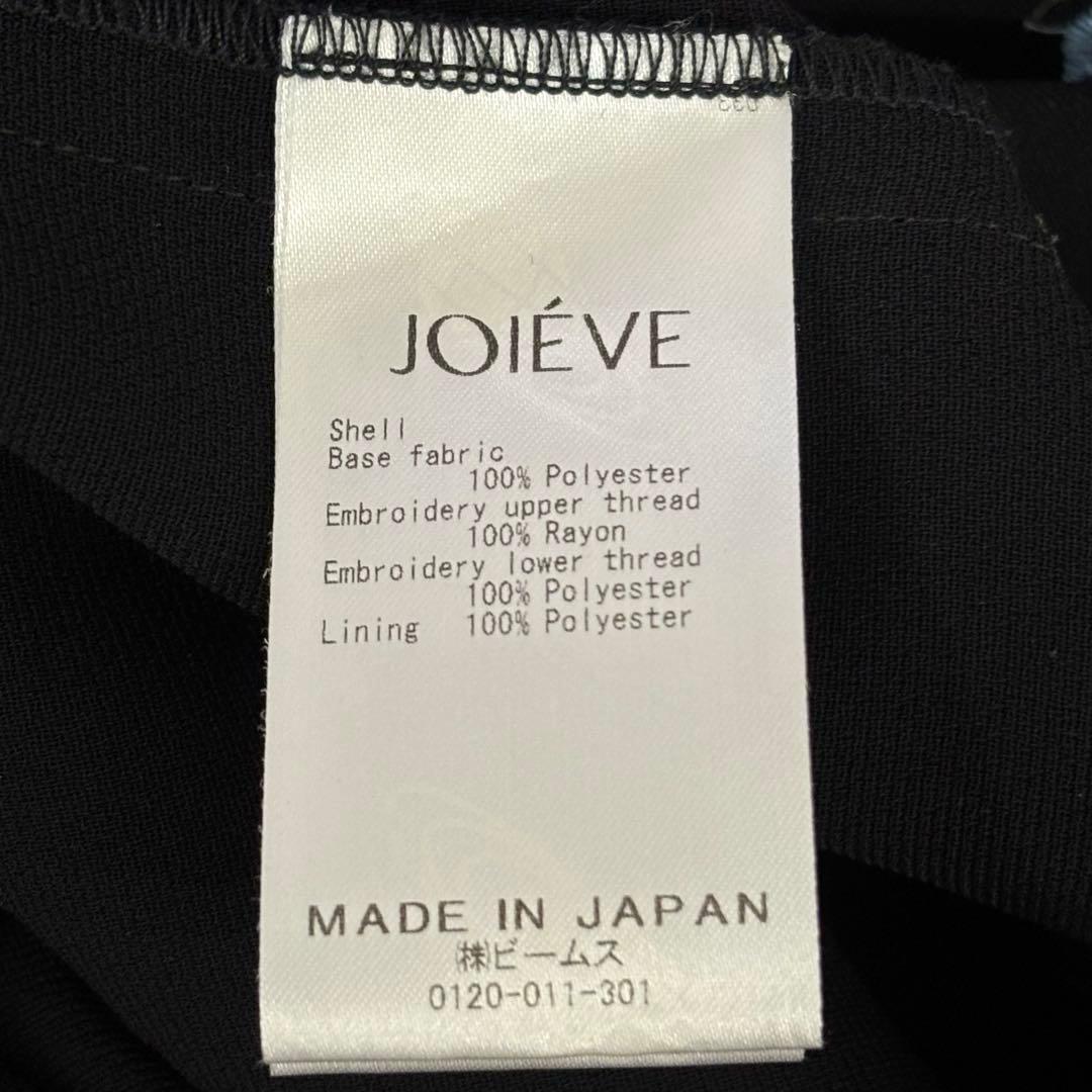 美品ジョエブJOIEVE　night garden　ジャンプスーツ　M　ブラック