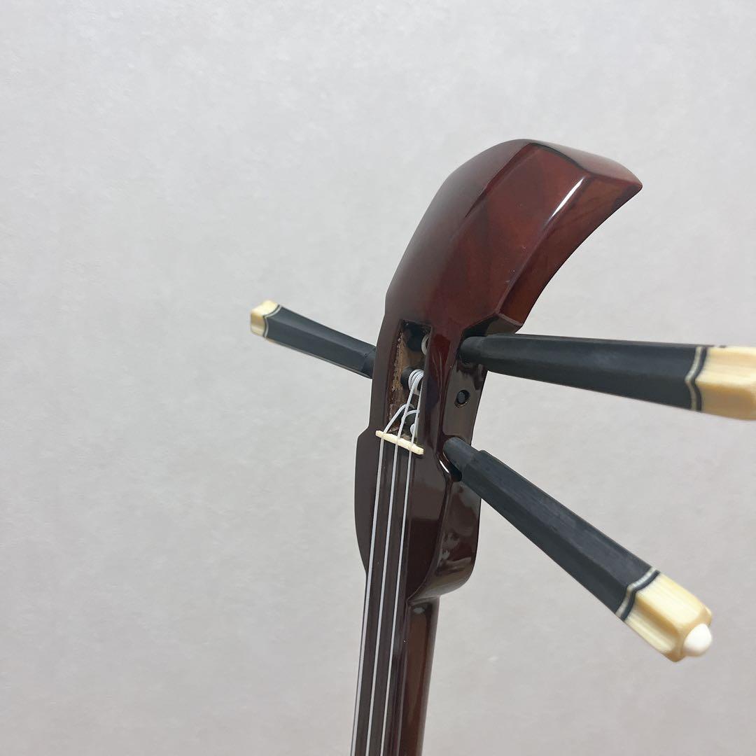 沖縄三線 蛇皮製 3弦 ケース付　強化張り　高級